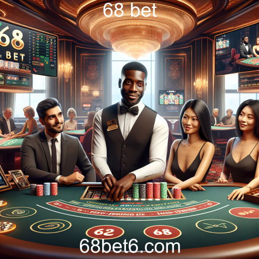 Experiência Imersiva no Live Casino do 68 Bet